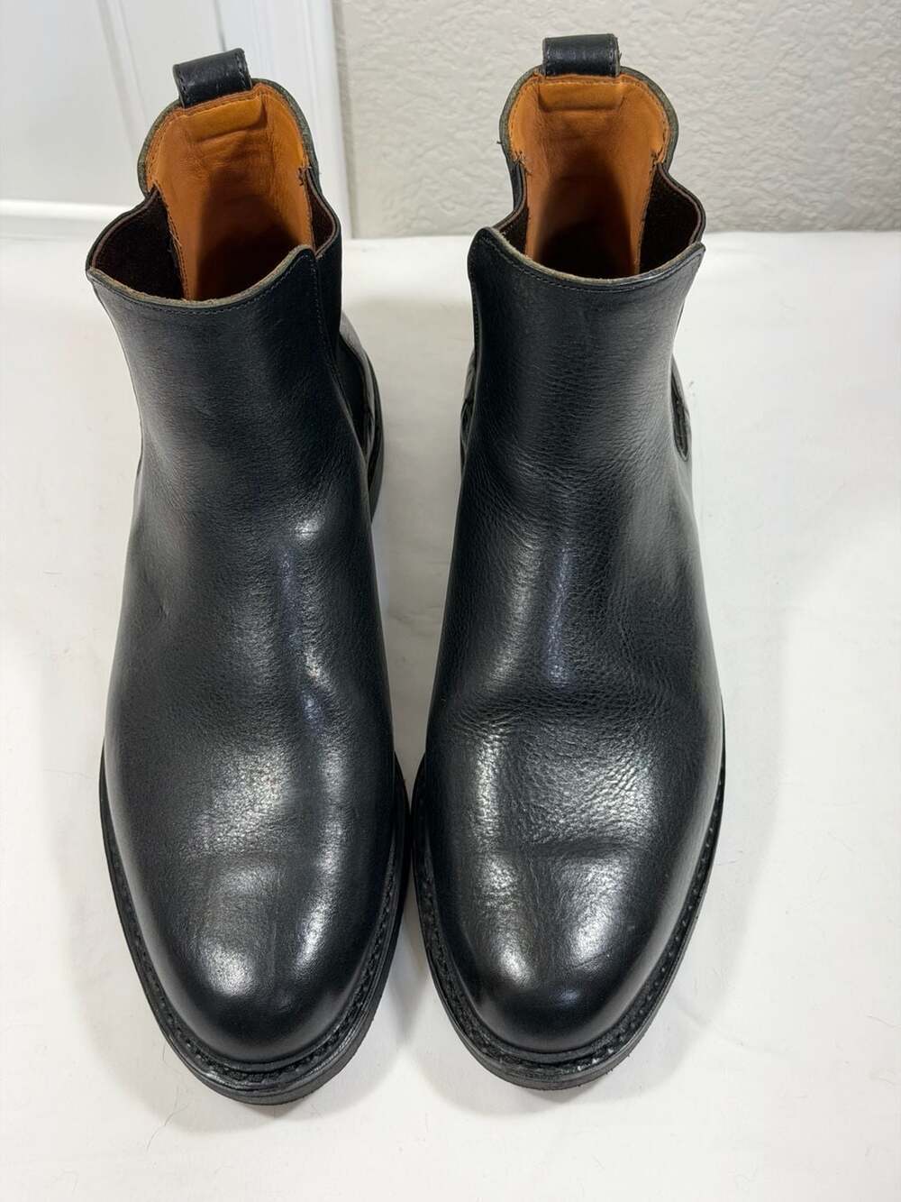 Allen Edmonds Men's Discovery Leather Chelsea Boots Black Size 10 D